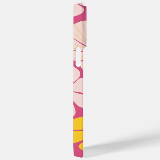 GEPERSONALISEERDE PAARSE GRADIËNT BLOEMIGE WILDE B Case-Mate iPhone CASE (Achterkant / Rechts)