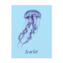 Gepersonaliseerde Paarse kwal illustratie ontwerp