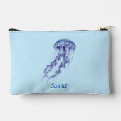 Gepersonaliseerde Paarse kwal illustratie ontwerp Etui (Achterkant)