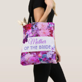 Gepersonaliseerde paarse moeder van de Bride Tote Bag (Dichtbij)