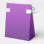 Gepersonaliseerde paarse ombre bedankdoosjes (Achterkant)