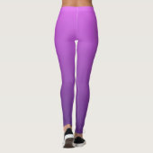 Gepersonaliseerde paarse ombre leggings (Achterkant)