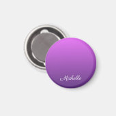 Gepersonaliseerde paarse ombre magneet (Voorkant / Achterkant)