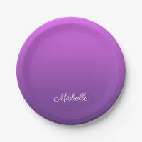 Gepersonaliseerde paarse ombre