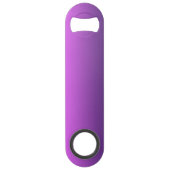 Gepersonaliseerde paarse ombre speed flessenopener (Achterkant)
