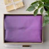 Gepersonaliseerde paarse ombre tissuepapier (Geschenk)