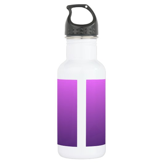 Gepersonaliseerde paarse ombre waterfles  (Achterkant)