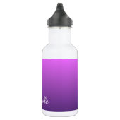 Gepersonaliseerde paarse ombre waterfles  (Rechts)