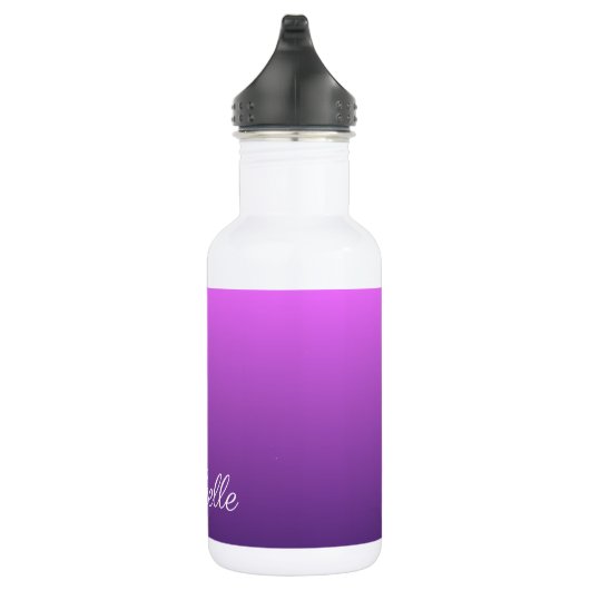 Gepersonaliseerde paarse ombre waterfles  (Rechts)
