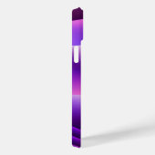 Gepersonaliseerde Paarse & Oranje golven Case-Mate iPhone Case (Achterkant / Rechts)