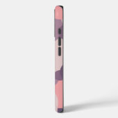 Gepersonaliseerde paarse-roze moleculen iPhone cas Case-Mate iPhone Case (Achterkant / Links)