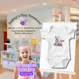 Gepersonaliseerde Paas Baby Bodysuit