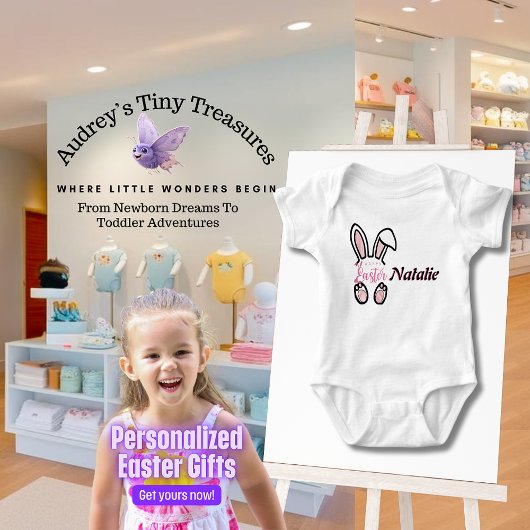 Gepersonaliseerde Paas Baby Bodysuit