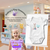 Gepersonaliseerde Paas Baby Bodysuit