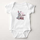 Gepersonaliseerde Paas Baby Bodysuit (Voorkant)