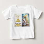 Gepersonaliseerde Paas Baby T-shirt (Voorkant)