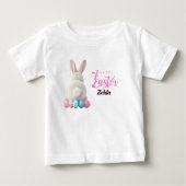 Gepersonaliseerde Paas Baby T-shirt (Voorkant)