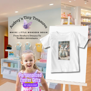 Gepersonaliseerde Paas Baby T-shirt