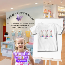Gepersonaliseerde Paas Baby T-shirt