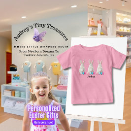 Gepersonaliseerde Paas Baby T-shirt