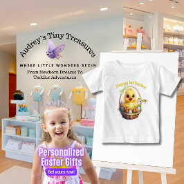 Gepersonaliseerde Paas Baby T-shirt