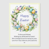 Gepersonaliseerde Paas Schattigee Magnetische kaar (Voorkant)