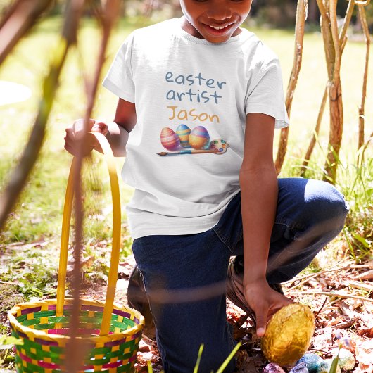 Gepersonaliseerde Paasartiest - Aangepaste naam Kinder Shirts