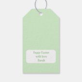 Gepersonaliseerde paascadeau Labels - Aangepast be Cadeaulabel (Achterkant)