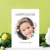 Gepersonaliseerde paasei foto paasei Kaart