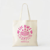 Gepersonaliseerde Paaseieren Hunt Kampioen Roze Me Tote Bag (Voorkant)