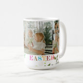 Gepersonaliseerde Paasfoto Collage Mok (Voorkant rechts)