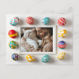 Gepersonaliseerde Paashaas Briefkaart voor kattenl