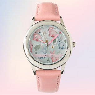 Gepersonaliseerde Paashaas Kinderen Watch Horloge