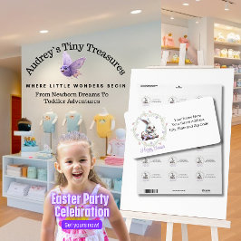 Gepersonaliseerde paashaas retour adreslabels etiket