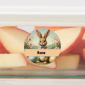 Gepersonaliseerde  Paashaas Stickers: Naam & Labels (Aangebracht)