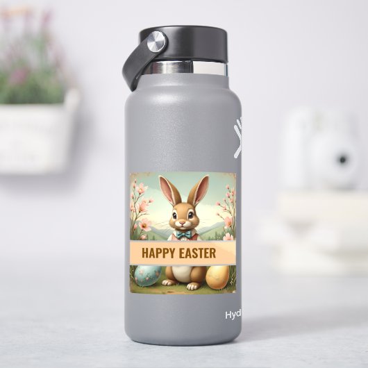 Gepersonaliseerde Paashaas Stickers: Naam & Sticker (HydroFlask)