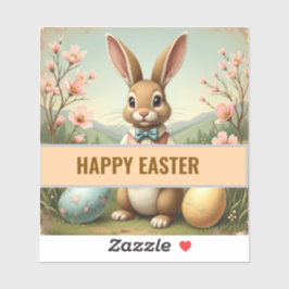 Gepersonaliseerde Paashaas Stickers: Naam & Sticker