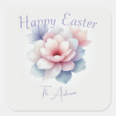 Gepersonaliseerde Paasplein Stickers (Voorkant)