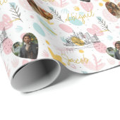 Gepersonaliseerde Paasviering inpakpapier met (Rol Hoek)