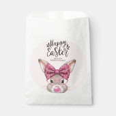 Gepersonaliseerde paaswandelingen – Bunny Pastel Bedankzakje (Voorkant)