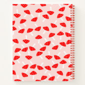 Gepersonaliseerde paddenstoelen Notitieboek (Achterkant)