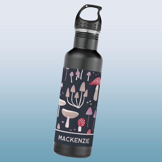 Gepersonaliseerde paddenstoelenschimmels waterfles 