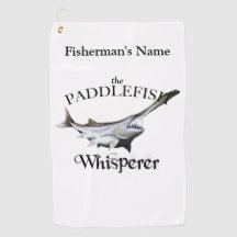 Gepersonaliseerde paddlefish fluisteraar Vist hand