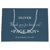 Gepersonaliseerde pagina Boy Blue Dank je Groot Cadeauzakje (Voorkant)