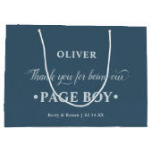 Gepersonaliseerde pagina Boy Blue Dank je Groot Cadeauzakje (Achterkant)