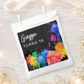 Gepersonaliseerde Paintballing verjaardagsfeestje Bedankzakje (Geknipt)