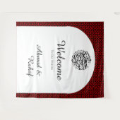 Gepersonaliseerde Palestijnse henna foto achtergro Wandkleed (Voorkant (horizontaal))