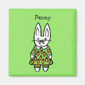 Gepersonaliseerde Pandy de Panda Magneet (Voorkant)