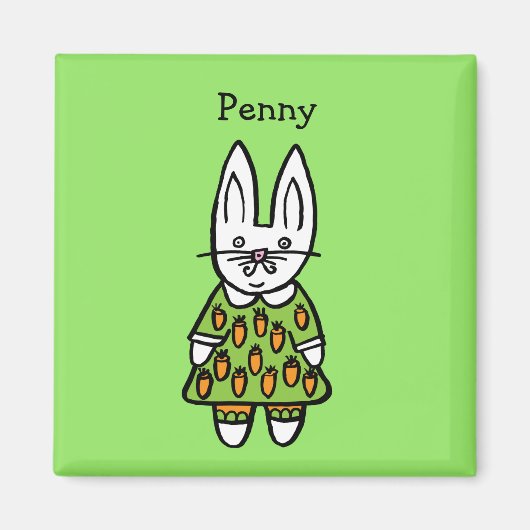 Gepersonaliseerde Pandy de Panda Magneet (Voorkant)