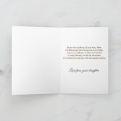 Gepersonaliseerde Pansies Paarse Lavendel Gele Moe Kaart (Binnen)